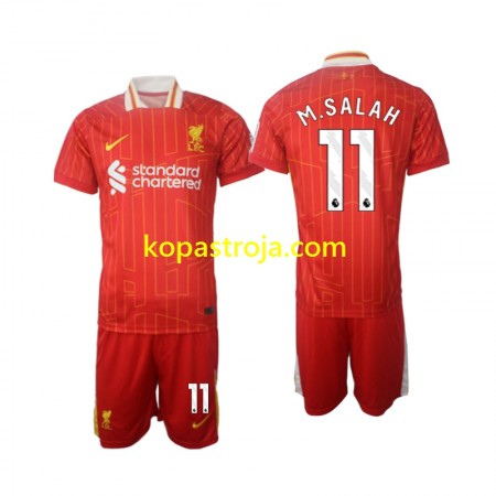 Billiga Fotbollströjor Liverpool M.Salah 11 Barn Hemma tröja 2024/25 Kortärmad
